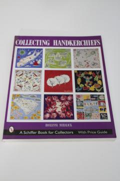 catalog photo of collecting hankies, vintage identification guide color photos out of print reference book