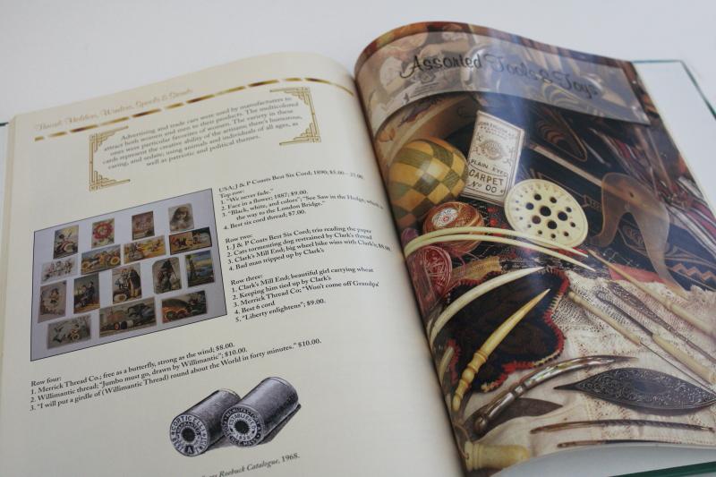 photo of collecting vintage sewing tools, two volume identification guide color photos reference books #9