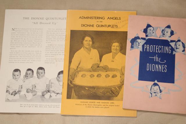 photo of collection Dionne Quintuplets Quints photos, books, vintage paper ephemera lot #5