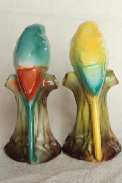 photo of collection vintage bird figurine figural flower holders frog style vases #19