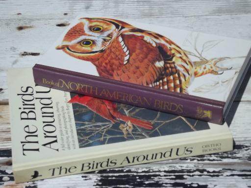 photo of color photo bird watcher books, North American birds, Birds Around US #1