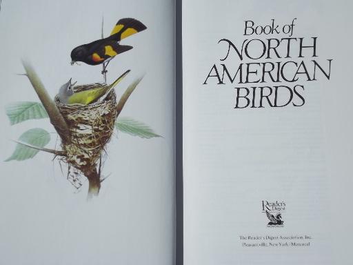 photo of color photo bird watcher books, North American birds, Birds Around US #9