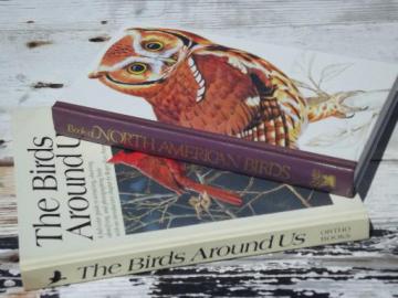 catalog photo of color photo bird watcher books, North American birds, Birds Around US