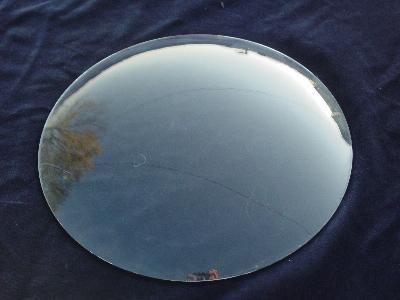 photo of convex bubble glass for vintage frame 10'' round #1