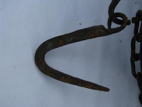 photo of copper campfire kettle, hanging pot w/ brass longhorns, western ranch style #6