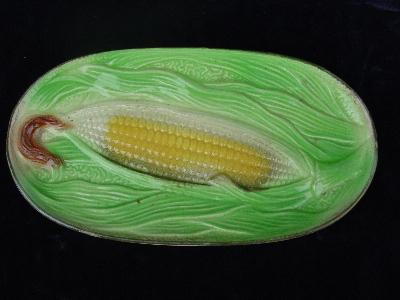 photo of cornware corn plates, vintage hand painted Japan #2