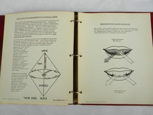 photo of cosmetic dentistry transparences and dental photos, 1950s vintage #4