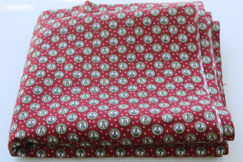 photo of cotton fabric for quilting / crafts, Christmas holiday tiny print Judie Rothermel #3