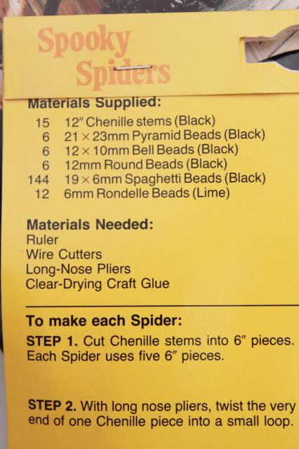 photo of craft kits lot Christmas Spiders ornaments & spider & black cat Halloween decorations #2