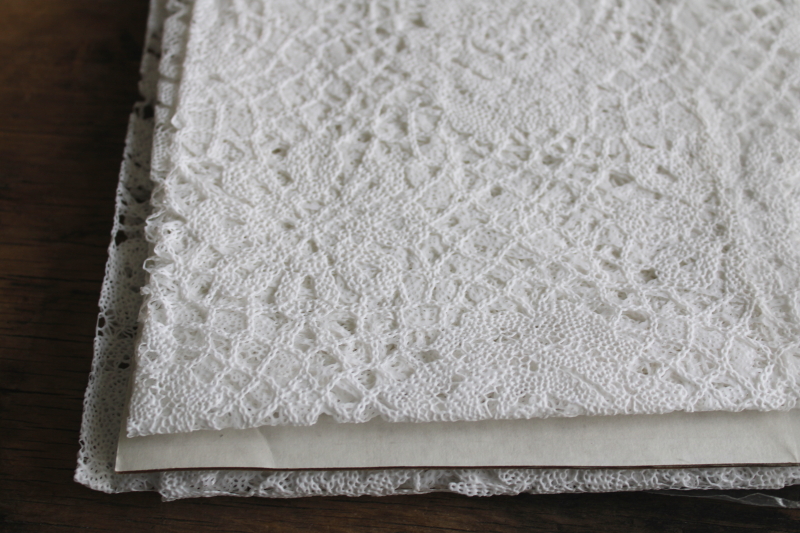 photo of crochet lace look white plastic vinyl tablecloth sealed in package, never used  #4