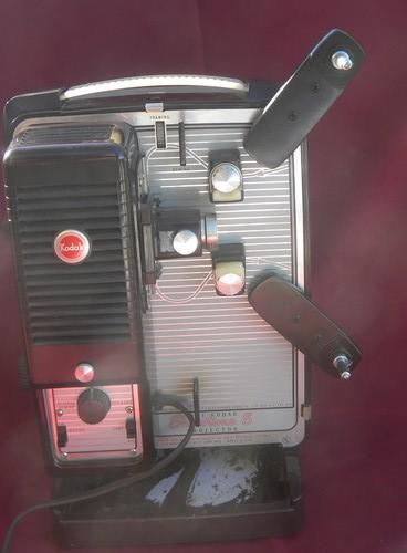 photo of deco vintage Kodak Showtime 8 mm movie film projector brown bakelite #2