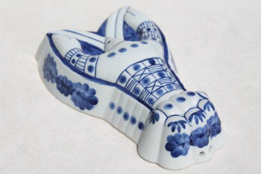 photo of decorative 'food mold', blue & white china lobster for coastal style decor #3