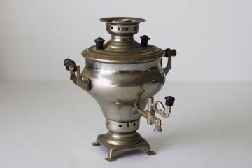 decorative samovar miniature USSR Soviet vintage Russia souvenir or saleman's sample toy size 