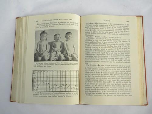 photo of diseases for nurses, WWII vintage medical and nursing text book #1