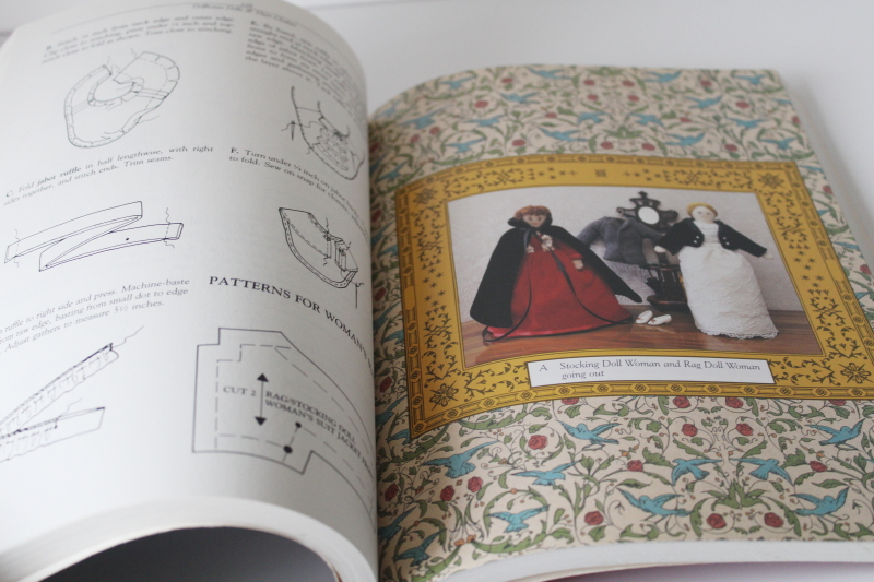 photo of dollhouse dolls & clothes to sew, sewing patterns & instructions dollmaking miniatures #3
