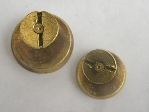 photo of early 1860s vintage brass Disston hand saw medallions #3