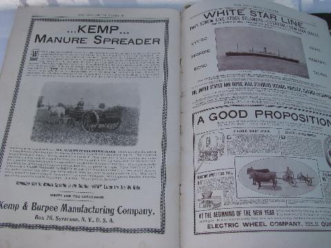 photo of early 1900s The Breeder's Gazette magazines, farm livestock photos #3