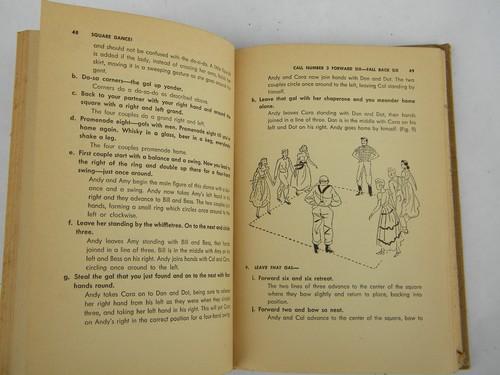 photo of early 1950s vintage country western square dance book w/steps and calls #3