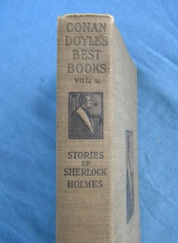 photo of early century vintage Conan Doyle stories Sherlock Holmes art binding #2