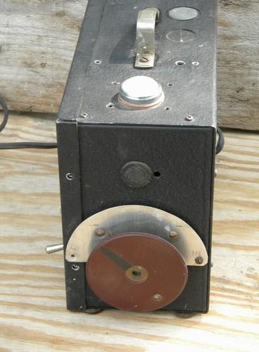 photo of early electric power supply transformer, steampunk vintage #3