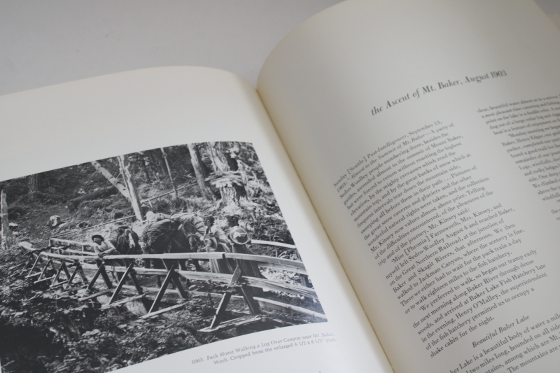 photo of early photographs of the Pacific Northwest, Darius & Tabitha Kinsey black & white photography, vintage art book  #6