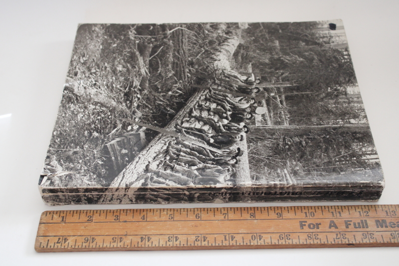 photo of early photographs of the Pacific Northwest, Darius & Tabitha Kinsey black & white photography, vintage art book  #7