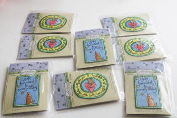 embroidered applique patches, sticker back patches Look Forward - Hold a Friend