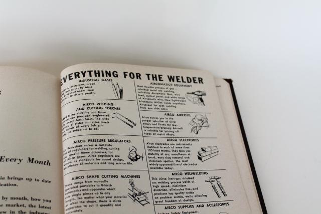 photo of encyclopedia of welding mid century vintage, metal working terminology technical diagrams #7