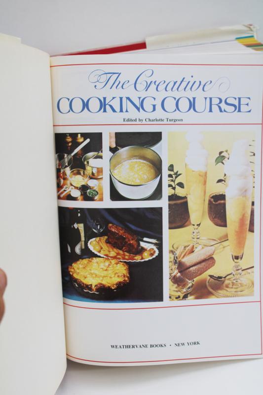 photo of encyclopedic 80s vintage cook book, Creative Cooking from the editor of Larousse Gastronomique #3