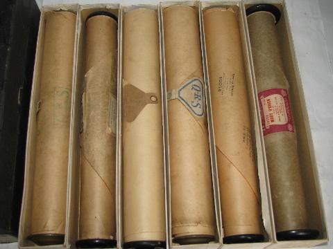 photo of estate lot 30+ unsorted antique vintage player piano music rolls, #1 #4