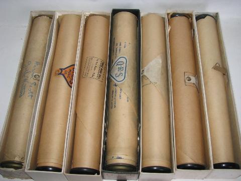 photo of estate lot 40 unsorted antique vintage player piano music rolls #9