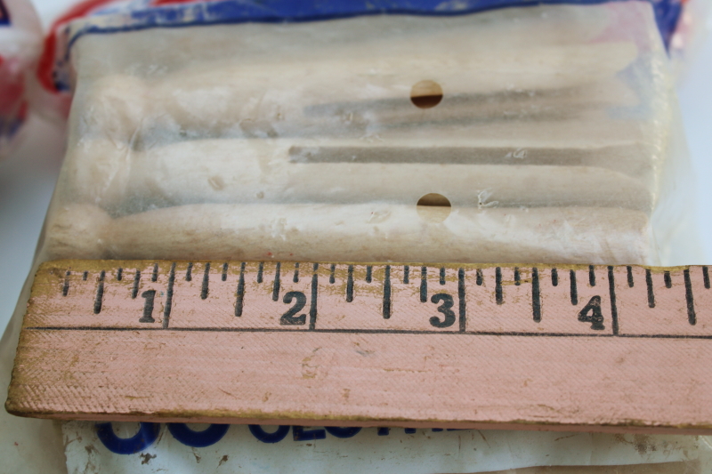 photo of extra large hardwood clothespins, peg type clothes pegs new old stock vintage West Germany packages  #5