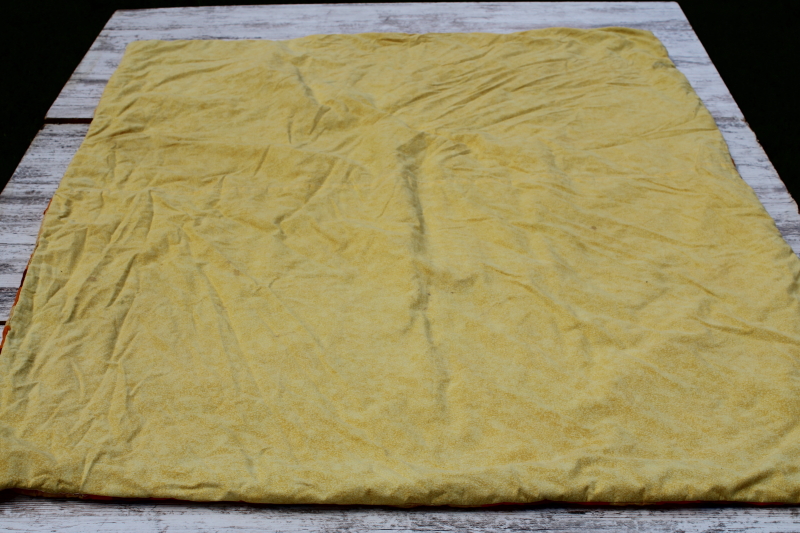photo of fall colors mustard gold, orange, brown patchwork mini quilt, lap blanket or wall blanket  #8