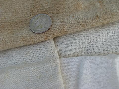 photo of feedsack fabric bag lot of 25 old cotton feed bags, vintage farm country primitives #2