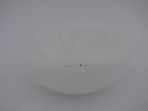 photo of fire-king fleurette berry or fruit bowls #2