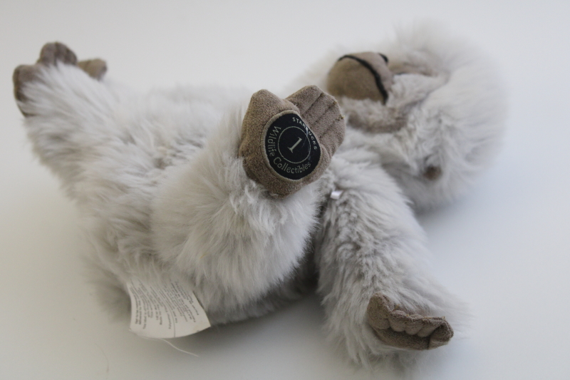 photo of first edition Starbucks Mangabey Monkey plush furry toy stuffed animal #2