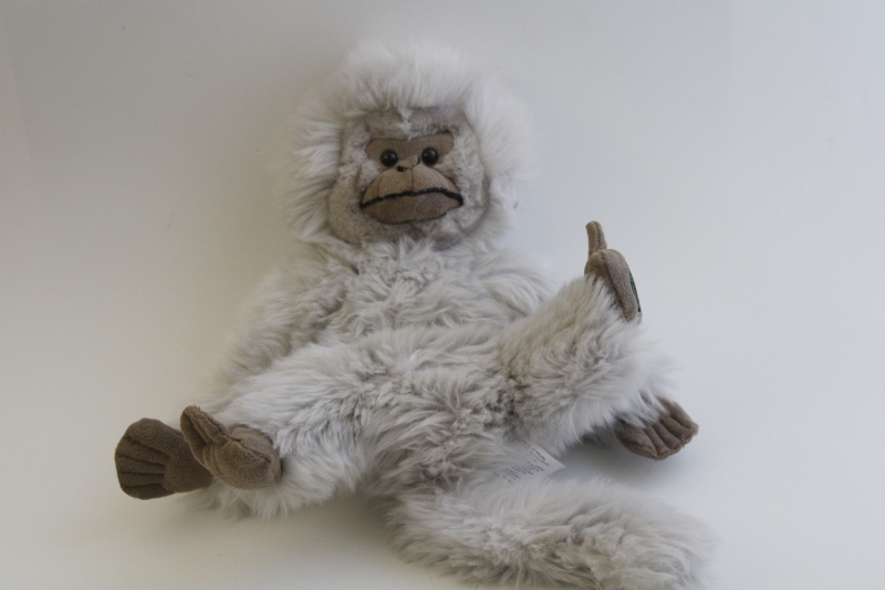photo of first edition Starbucks Mangabey Monkey plush furry toy stuffed animal #5