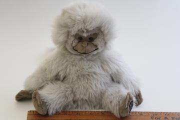 catalog photo of first edition Starbucks Mangabey Monkey plush furry toy stuffed animal