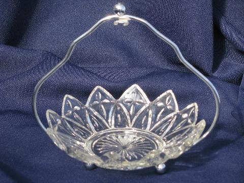 photo of flower shaped petalware glass, Federal petal serving plate, jam dish #4