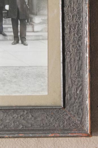 photo of framed antique photos Knights of Columbus fraternal order in uniform w/ plumed hats #7