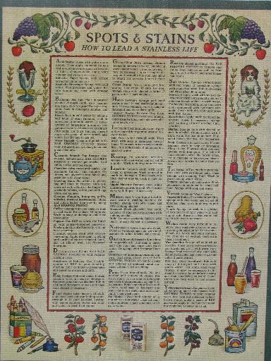 photo of framed vintage Bar Keeper's Friend ad print, cleaning tips To Lead A Stainless Life #2