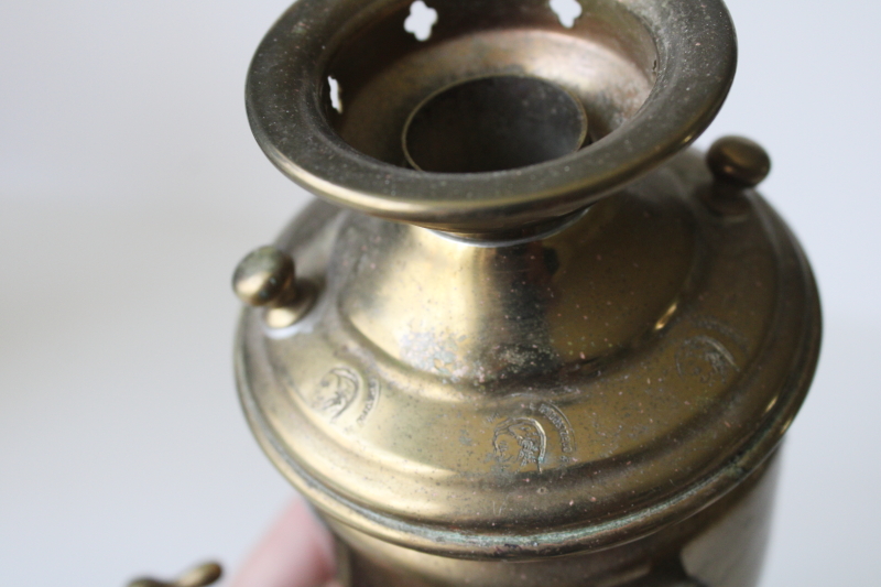 photo of functional miniature brass samovar USSR Soviet vintage Russia souvenir  #4