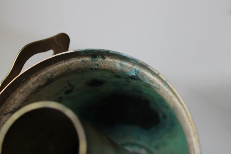 photo of functional miniature brass samovar USSR Soviet vintage Russia souvenir  #8