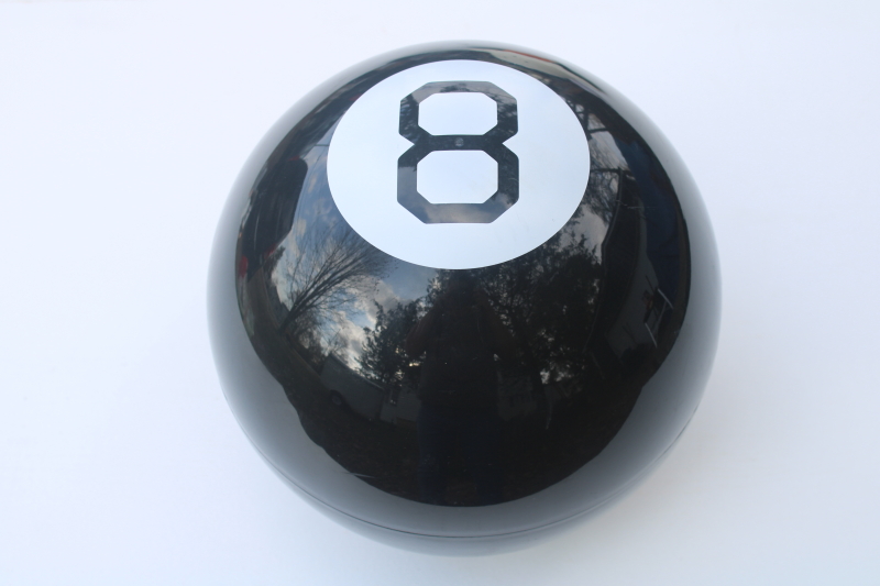 photo of giant Magic 8 ball mystery oracle fortune teller toy  #1