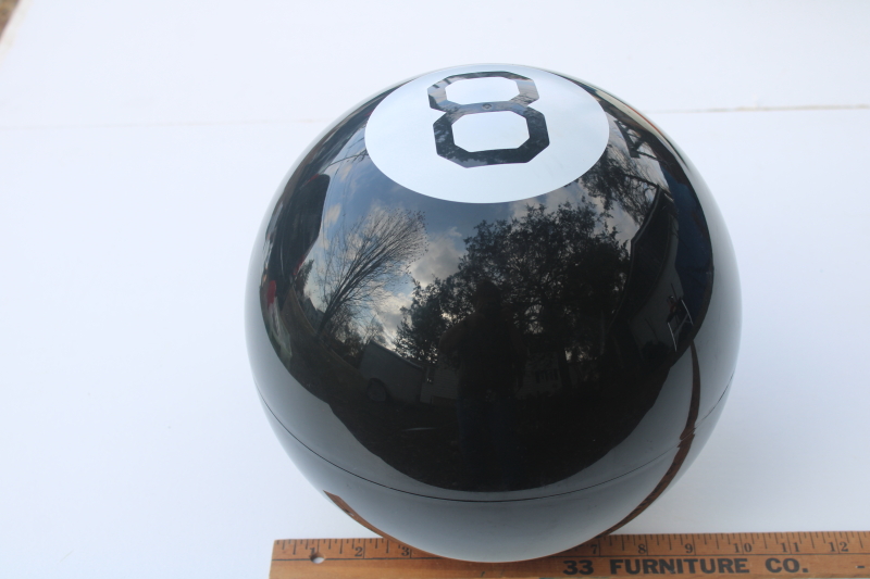 photo of giant Magic 8 ball mystery oracle fortune teller toy  #3