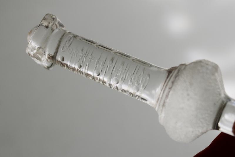 photo of glass Cory filter rod, 1940s vintage coffee pot replacement part very good condition  #2