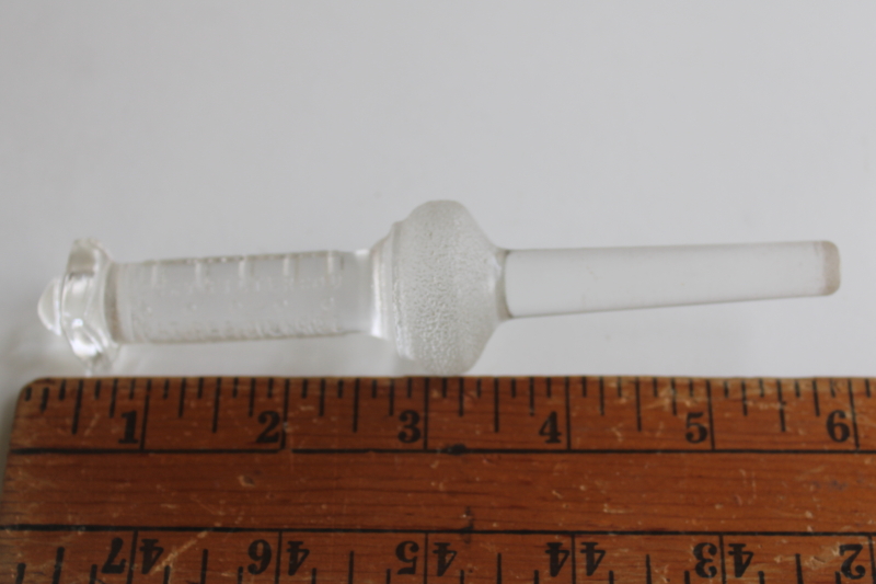 photo of glass Cory filter rod, 1940s vintage coffee pot replacement part very good condition  #5