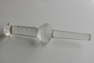 glass Cory filter rod, 1940s vintage coffee pot replacement part very good condition 