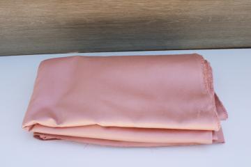 catalog photo of grand millennial coral blush pink woven pin dot sateen poly blend decorator fabric