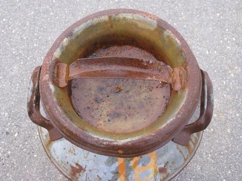 photo of great old country milk can from farm estate #2